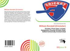 Portada del libro de William Kendall (Cricketer)