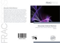 Alexander Ziskind Maimon kitap kapağı