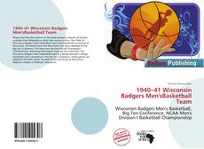 Portada del libro de 1940–41 Wisconsin Badgers Men'sBasketball Team