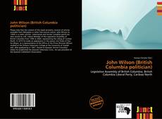 Portada del libro de John Wilson (British Columbia politician)