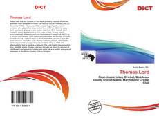 Bookcover of Thomas Lord