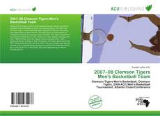 2007–08 Clemson Tigers Men's Basketball Team kitap kapağı
