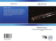 Portada del libro de Martin France