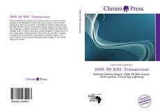 Buchcover von 2008–09 NHL Transactions