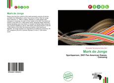 Buchcover von Mark de Jonge