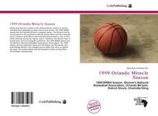 Bookcover of 1999 Orlando Miracle Season