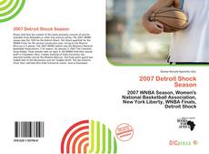 Portada del libro de 2007 Detroit Shock Season