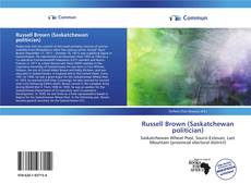 Portada del libro de Russell Brown (Saskatchewan politician)