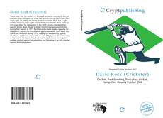 Bookcover of David Rock (Cricketer)