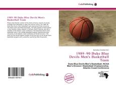 Capa do livro de 1989–90 Duke Blue Devils Men's Basketball Team 