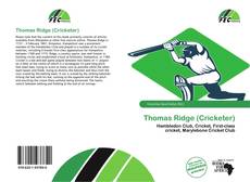 Portada del libro de Thomas Ridge (Cricketer)