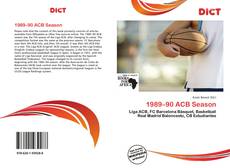 Buchcover von 1989–90 ACB Season