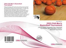 Capa do livro de 2003 CAA Men's Basketball Tournament 