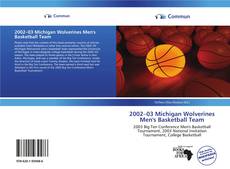 Capa do livro de 2002–03 Michigan Wolverines Men's Basketball Team 