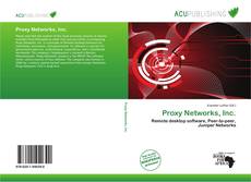 Bookcover of Proxy Networks, Inc.