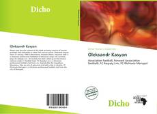 Capa do livro de Oleksandr Kasyan 