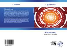 Capa do livro de Adequacy.org 