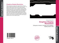 Capa do livro de Graphics Display Resolution 