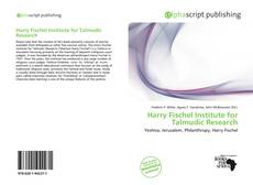 Borítókép a  Harry Fischel Institute for Talmudic Research - hoz