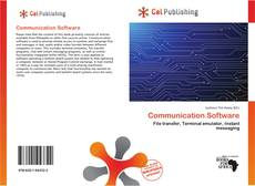 Couverture de Communication Software