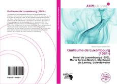Capa do livro de Guillaume de Luxembourg (1981-) 