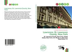 Capa do livro de Lawrence, St. Lawrence County, New York 