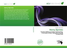 Henry Sprinks kitap kapağı