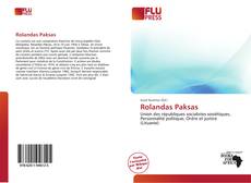 Capa do livro de Rolandas Paksas 