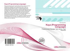 Capa do livro de Kaya (Programming Language) 