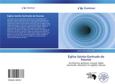 Portada del libro de Église Sainte-Gertrude de Kaunas