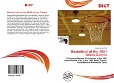 Buchcover von Basketball at the 1951 Asian Games