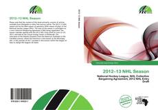 Capa do livro de 2012–13 NHL Season 