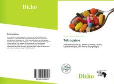 Tétracaïne kitap kapağı