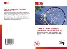 Buchcover von 1991–92 FIBA Women's European Champions Cup