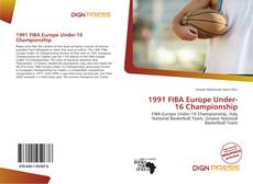 Bookcover of 1991 FIBA Europe Under-16 Championship