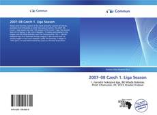 Portada del libro de 2007–08 Czech 1. Liga Season