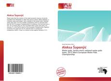 Buchcover von Aleksa Šaponjić