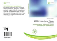 Buchcover von 2009 Philadelphia Wings Season