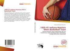 Capa do livro de 1900–01 Indiana Hoosiers Men's Basketball Team 