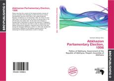 Couverture de Abkhazian Parliamentary Election, 1996