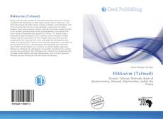 Bikkurim (Talmud) kitap kapağı