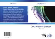 Capa do livro de Martha daughter of Boethus 