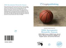 Bookcover of 2006 Sacramento Monarchs Season