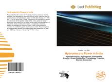 Couverture de Hydroelectric Power in India