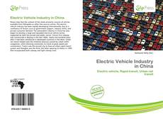 Buchcover von Electric Vehicle Industry in China