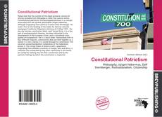 Capa do livro de Constitutional Patriotism 