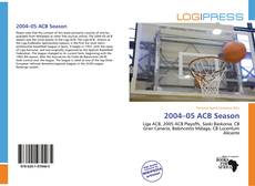 Borítókép a  2004–05 ACB Season - hoz