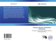 Portada del libro de Thomas Barker (Yorkshire Cricketer)