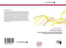 Bookcover of Philip Berry