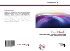 Buchcover von Gerard Brophy